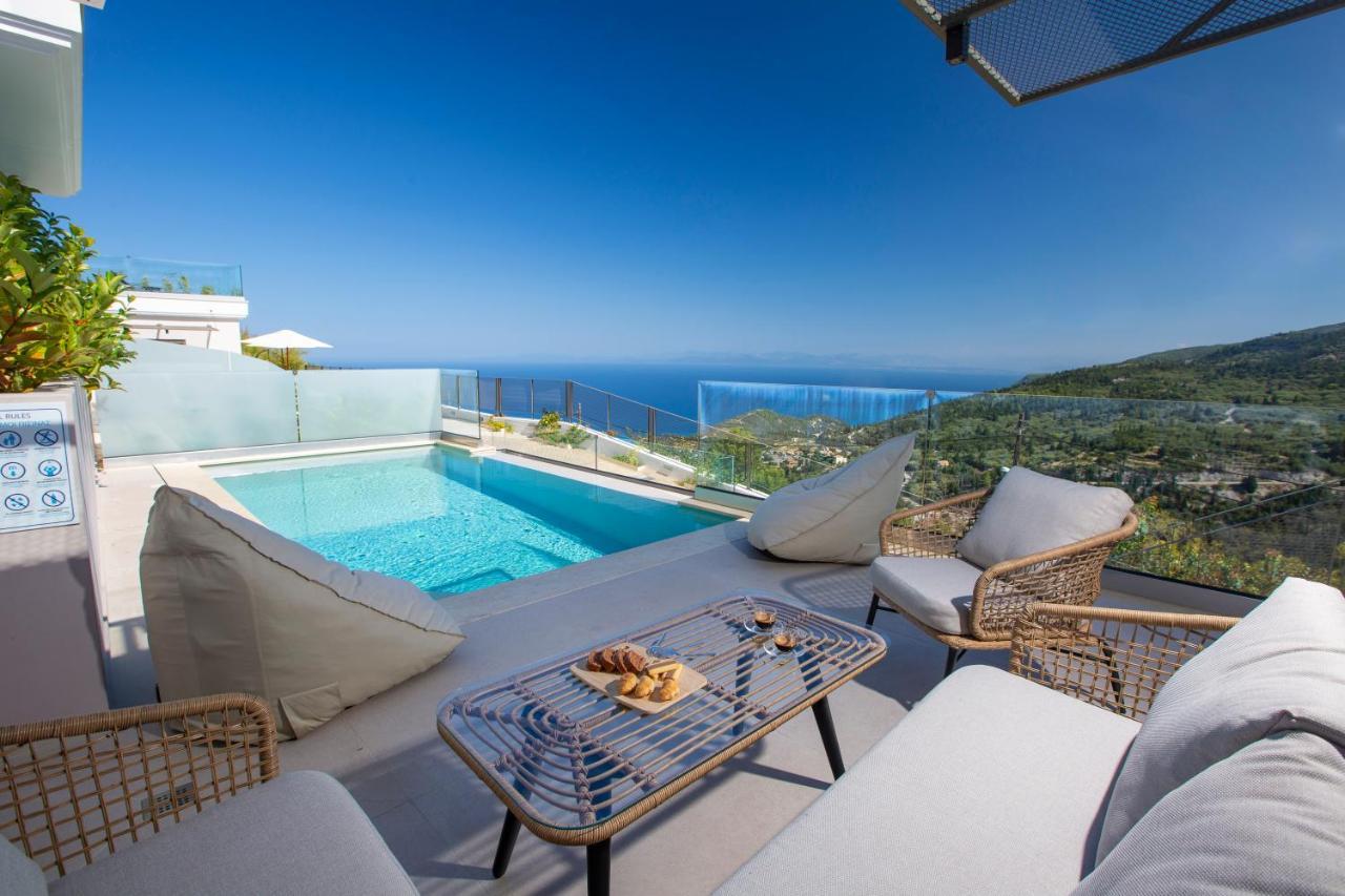 Inorato - Luxury Villa With Private Swimming Pool Kalamítsi 외부 사진